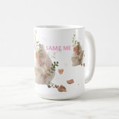 Funny Sticker – NEW CAR, SAME ME Kaffeetasse (VorderseiteRechts)