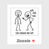Funny Stickman Aufkleber (Blatt)