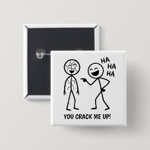 Funny Stickman Button