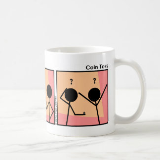 Funny Stickman Coin Toss Tasse