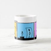 Funny Stickman House of Mirrors Tasse (Mittel)