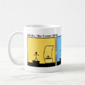 Funny Stickman House of Mirrors Tasse (Links)