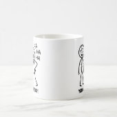 Funny Stickman Kaffeetasse (Mittel)