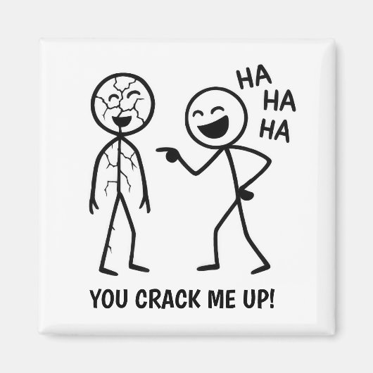 Funny Stickman Magnet (Vorne)