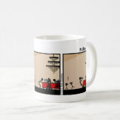 Funny Stickman Pullstuhl Tasse (VorderseiteRechts)