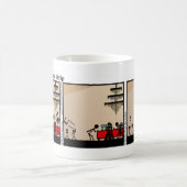 Funny Stickman Pullstuhl Tasse (Mittel)