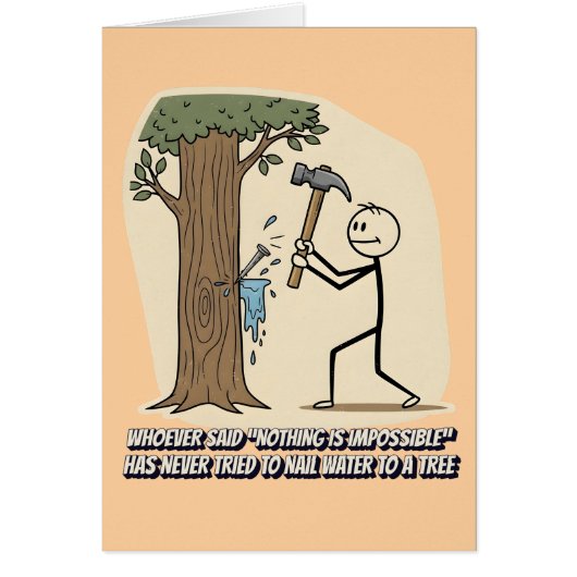 Funny stickman slogan (Vorne)