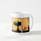 Funny Stickman Sunset Tasse (VorderseiteRechts)