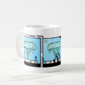 Funny Stickman Water Fotain Tasse (Vorderseite Links)