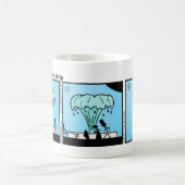 Funny Stickman Water Fotain Tasse (Mittel)