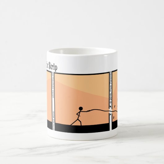 Funny Stickman Whip Tasse (Mittel)