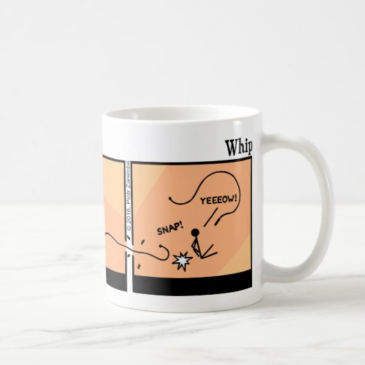 Funny Stickman Whip Tasse (Rechts)