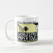 Funny Stickman World's First Paper Towel Tasse (Links)
