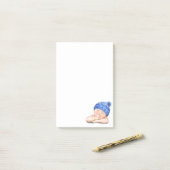 Funny Sticky Notes mit Happy Sleeping Baby Post-it Klebezettel (Auf Schreibtisch)