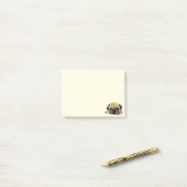 Funny Sticky Notes mit Mops Dog Post-it Klebezettel (Auf Schreibtisch)