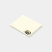 Funny Sticky Notes mit Mops Dog Post-it Klebezettel (angewinkelt)