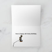 Funny Stighting at Phones während des Abendessens  Karte (Innenseite)