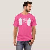 Funny stillen Milk Jugs Support T-Shirt (Vorne ganz)