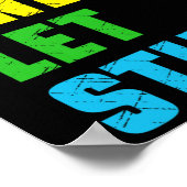 Funny Stim und Ließ Stim Autismus Aufklärungsmonat Poster (Ecke)