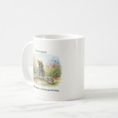 Funny Stinkbug Gardening Quirky Gift for Nature Kaffeetasse (Vorderseite Links)