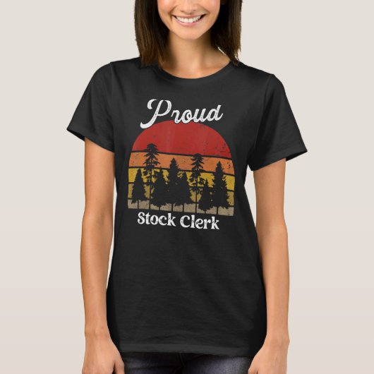 Funny Stock Clerk Shirts Beruf Titel Beruf (Vorderseite)
