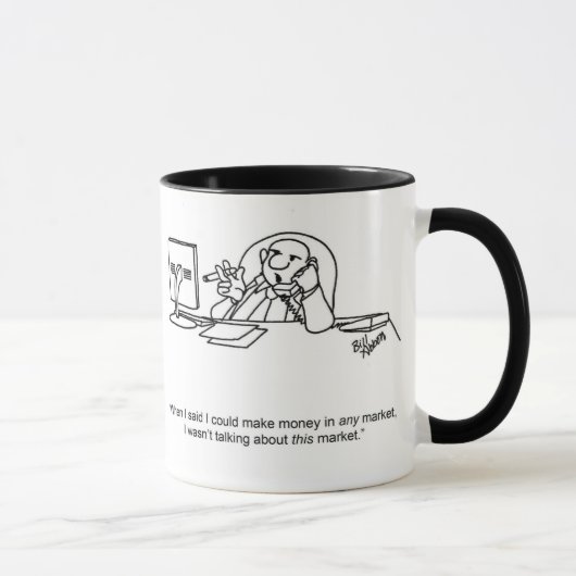 Funny "Stock Market" Business Tasse Geschenk (Rechts)