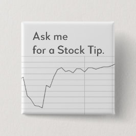 Funny Stock Market Button, Broker, Händler Geschen Button