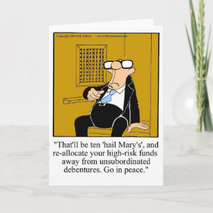 Funny Stock Market Spaß Blank Card Karte