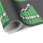Funny Stock Market Trader Investor Geschenkpapier (Rolleneckpunkt)