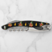 Funny Stolz Feuerwehrmann Chili on Fire gibt Thumb Kellnermesser (Rückseite)