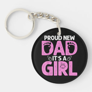 Funny Stolz neues Dad Geschenk für Männer Vatertag Schlüsselanhänger