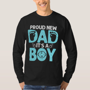 Funny Stolz neues Dad Geschenk für Männer Vatertag T-Shirt