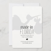 Funny Stork Delivery Pregnancy Ankündigung (Vorderseite)