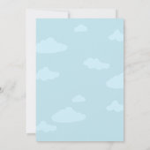 Funny Stork Gender Neutral Einfache Niedliche Schw Ankündigung (Rückseite)