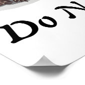 Funny stört den schlafenden Bär nicht Poster (Ecke)