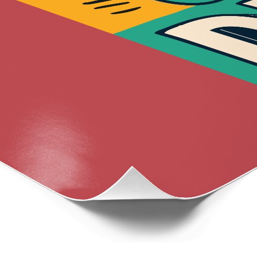 Funny stört nicht poster (Ecke)