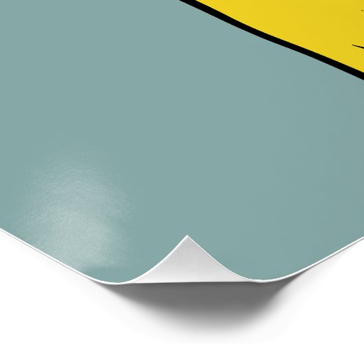 Funny stört nicht poster (Ecke)