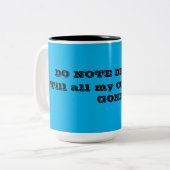 Funny stört nicht zweifarbige tasse (Vorderseite Links)