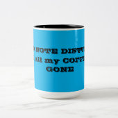 Funny stört nicht zweifarbige tasse (Mittel)