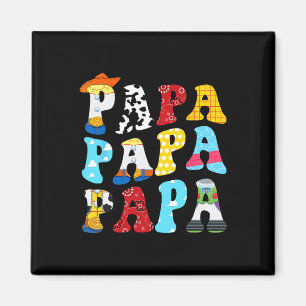 Funny Story Papa Toy Boy Story Vater  Vathers Day  Magnet