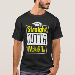 Funny Straight Kindergarten Abschluss Geschenke T-Shirt