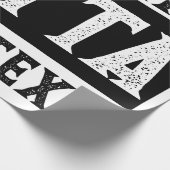 Funny 'Straight Outta Your Text' Geschenkpapier (Ecke)