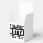 Funny 'Straight Outta Your Text' Geschenkschachtel (Geöffnet)