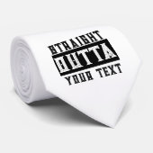 Funny 'Straight Outta Your Text' Krawatte (Gerollt)