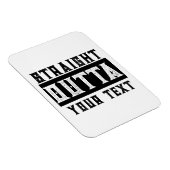 Funny 'Straight Outta Your Text' Magnet (Rechte Seite)