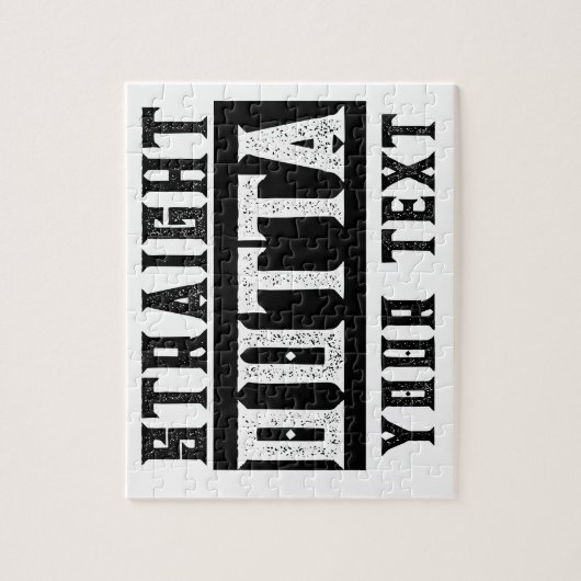 Funny 'Straight Outta Your Text' Puzzle (Vertikal)