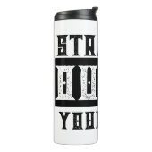 Funny 'Straight Outta Your Text' Thermosbecher (Nach links gedreht)