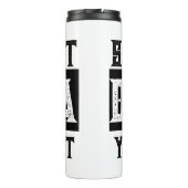 Funny 'Straight Outta Your Text' Thermosbecher (Rückseite)