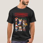 Funny Stranger Corgis Things T-Shirt (Vorderseite)