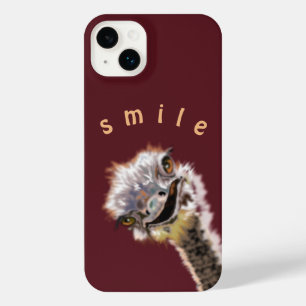Funny Strauß iPhone Case - benutzerdefinierte Farb 14 Plus Hülle